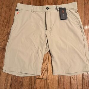 New w/tags KJUS Men’s Size 34 waist Shorts! Khaki with multiple pockets and Zip